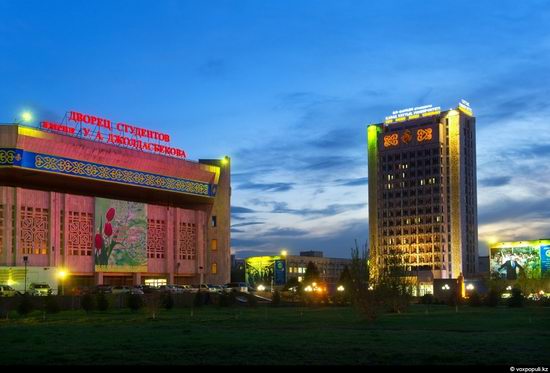 Almaty city, Kazakhstan night view 13