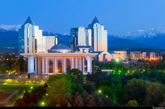 Almaty city, Kazakhstan night view 15