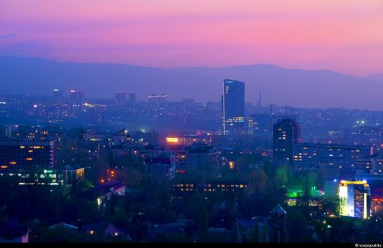 Almaty city, Kazakhstan night view 17