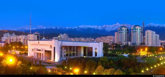 Almaty city, Kazakhstan night view 7