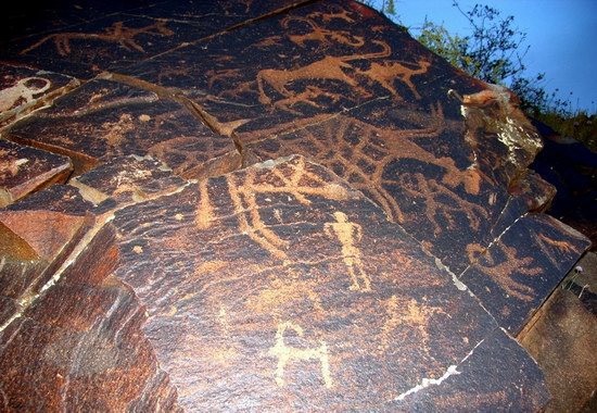 Tamgaly Gorge ancient rock carvings, Kazakhstan photo 10