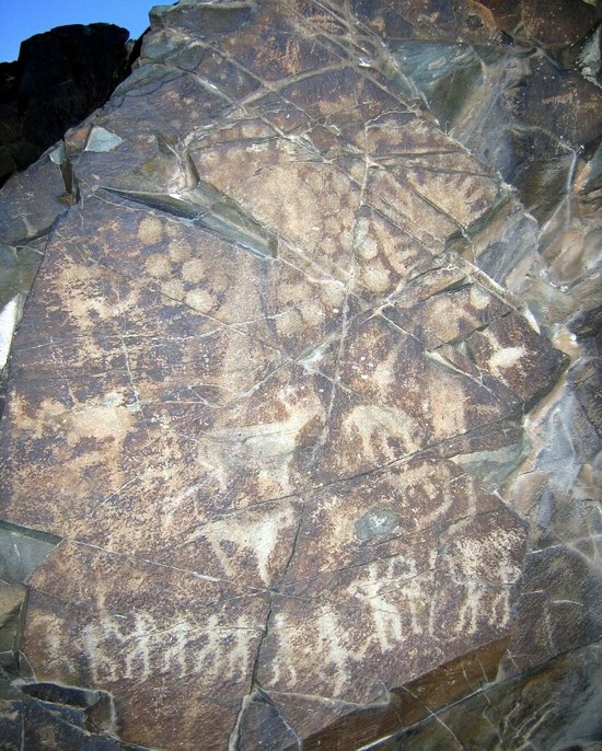Tamgaly Gorge ancient rock carvings, Kazakhstan photo 13