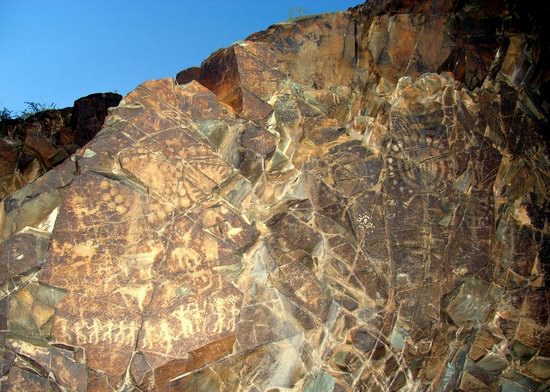 Tamgaly Gorge ancient rock carvings, Kazakhstan photo 3