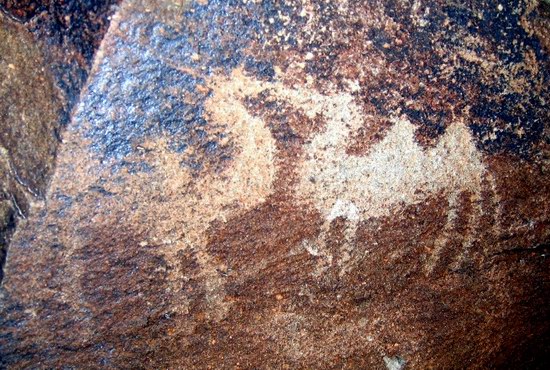 Tamgaly Gorge ancient rock carvings, Kazakhstan photo 4