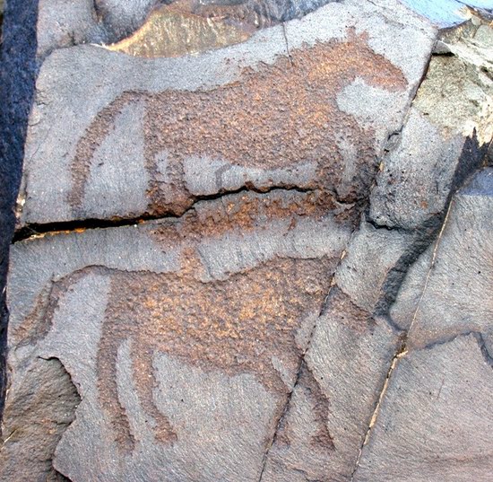 Tamgaly Gorge ancient rock carvings, Kazakhstan photo 5