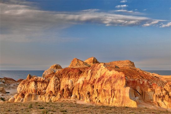 Flaming shores of Zaysan Lake, Kazakhstan photo 1