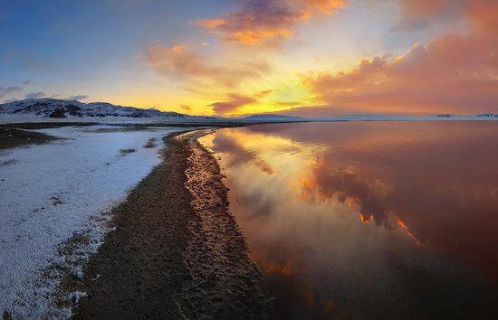 Tuzkol Lake - the Dead Sea of Kazakhstan