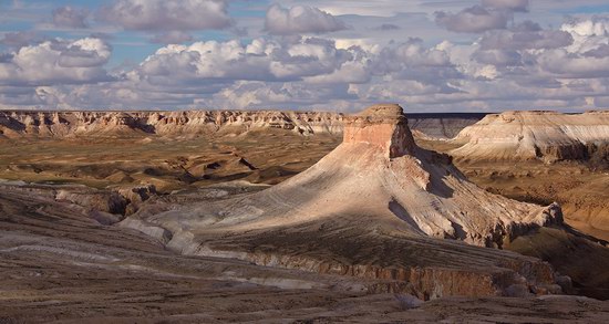 Unique landscape of the Ustyurt Plateau, Kazakhstan