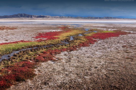 Lake Tuzkol landscape, Kazakhstan, photo 2