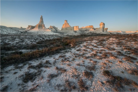 Akkergeshen limestone plateau, Atyrau region, Kazakhstan, photo 1