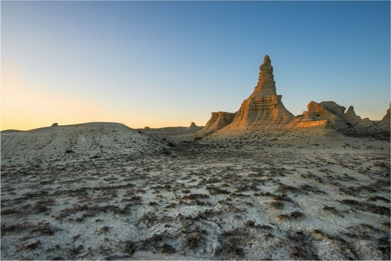 Akkergeshen limestone plateau, Atyrau region, Kazakhstan, photo 6