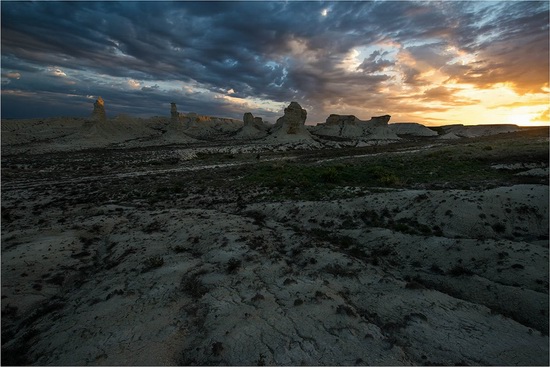 Akkergeshen limestone plateau, Atyrau region, Kazakhstan, photo 8