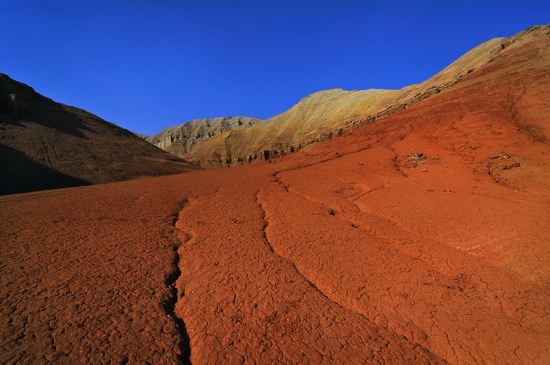 Clay mountains, Altyn Emel park, Kazakhstan, photo 1