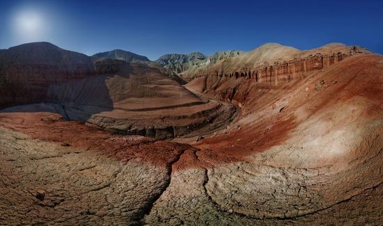 Clay mountains, Altyn Emel park, Kazakhstan, photo 6