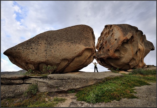 Giant rocks, Lake Okunki, East Kazakhstan, photo 1