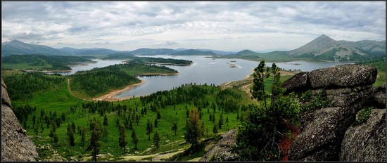 Maloulbinskoe reservoir, Ridder, Kazakhstan