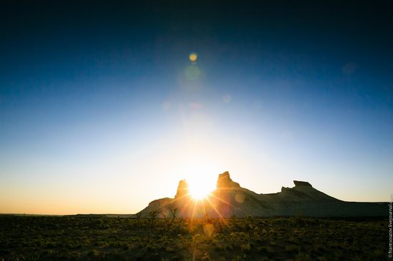 Sunset and night at Boszhira tract, Kazakhstan, photo 16