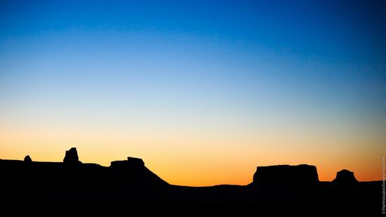 Sunset and night at Boszhira tract, Kazakhstan, photo 17