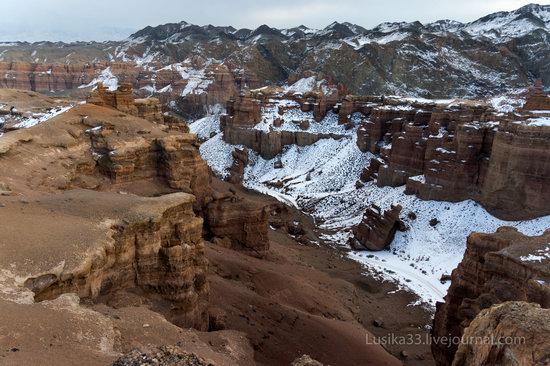 Charyn Canyon in the cold season, Almaty region, Kazakhstan, photo 15