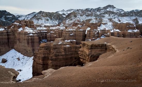 Charyn Canyon in the cold season, Almaty region, Kazakhstan, photo 16