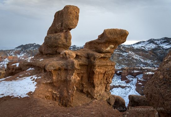 Charyn Canyon in the cold season, Almaty region, Kazakhstan, photo 17