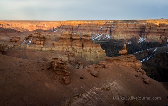 Charyn Canyon in the cold season, Almaty region, Kazakhstan, photo 20