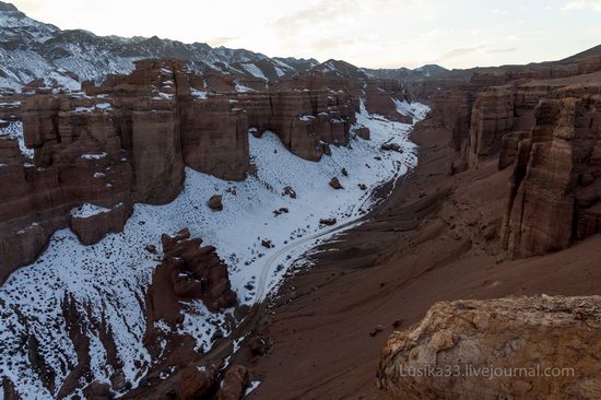 Charyn Canyon in the cold season, Almaty region, Kazakhstan, photo 21