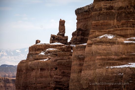 Charyn Canyon in the cold season, Almaty region, Kazakhstan, photo 4