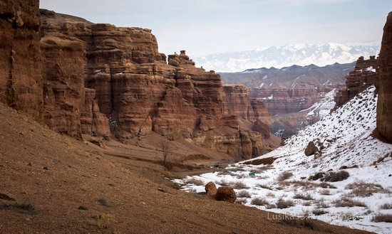 Charyn Canyon in the cold season, Almaty region, Kazakhstan, photo 5