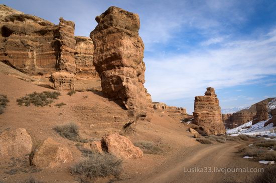 Charyn Canyon in the cold season, Almaty region, Kazakhstan, photo 7