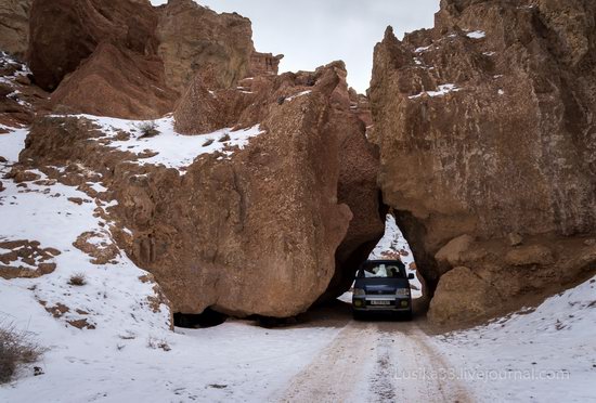 Charyn Canyon in the cold season, Almaty region, Kazakhstan, photo 9