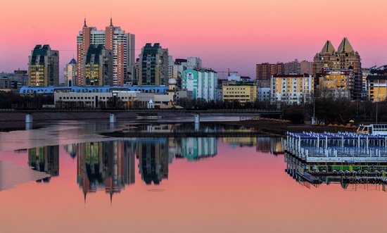 Astana in reflections, Kazakhstan, photo 10