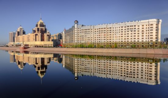 Astana in reflections, Kazakhstan, photo 4