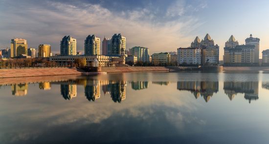 Astana in reflections, Kazakhstan, photo 5