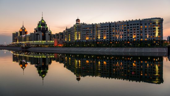 Astana in reflections, Kazakhstan, photo 7