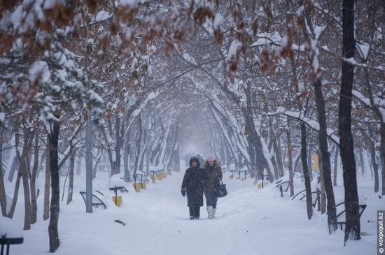 Almaty after heavy snowfall, Kazakhstan, photo 14