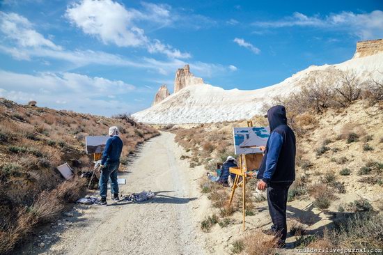 Picturesque Chalk Landscapes of Boszhira, Kazakhstan, photo 4