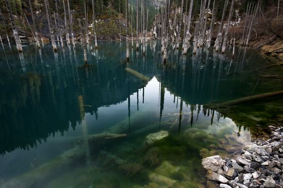 Sunken Forest of Lake Kaindy, Kazakhstan, photo 9