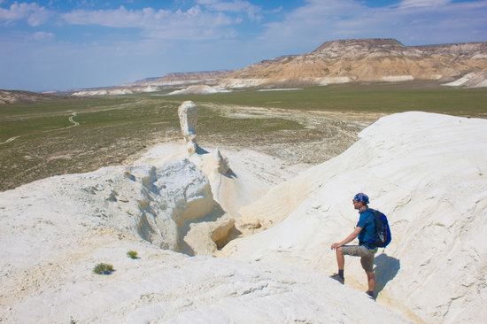 Snow-white landscapes of Sor Tuzbair, Kazakhstan, photo 23