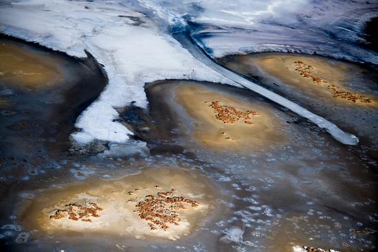 Bizarre saline lakes south of Lake Balkhash, Kazakhstan, photo 1