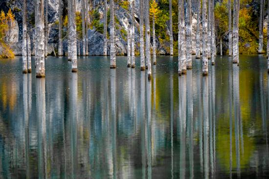 Autumn on Lake Kaindy, Almaty Oblast, Kazakhstan, photo 2