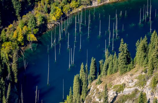 Autumn on Lake Kaindy, Almaty Oblast, Kazakhstan, photo 8