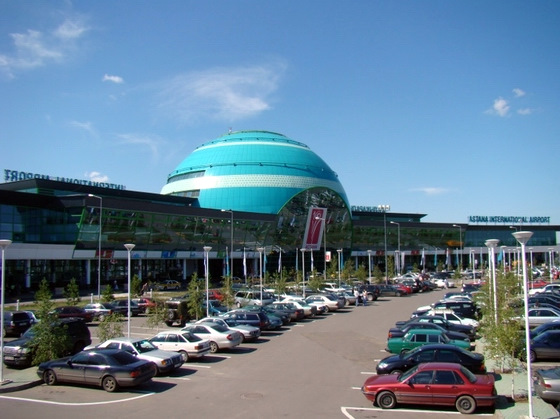 Astana airport, Kazakhstan view