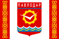 Pavlodar city flag