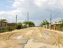 Aktobe oblast settlement view