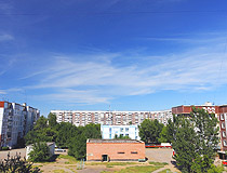 Ekibastuz city scenery