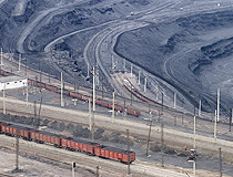 Kazakhstan coal industry scenery