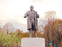 Saran city Lenin monument