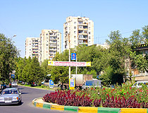 Shymkent city, Kazakhstan view