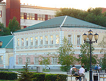 Uralsk city architecture view